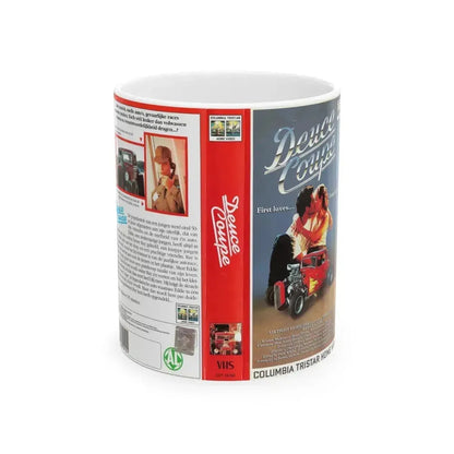 DEUCE COUPE (VHS COVER) - White Coffee Mug 11oz - Go Mug Yourself