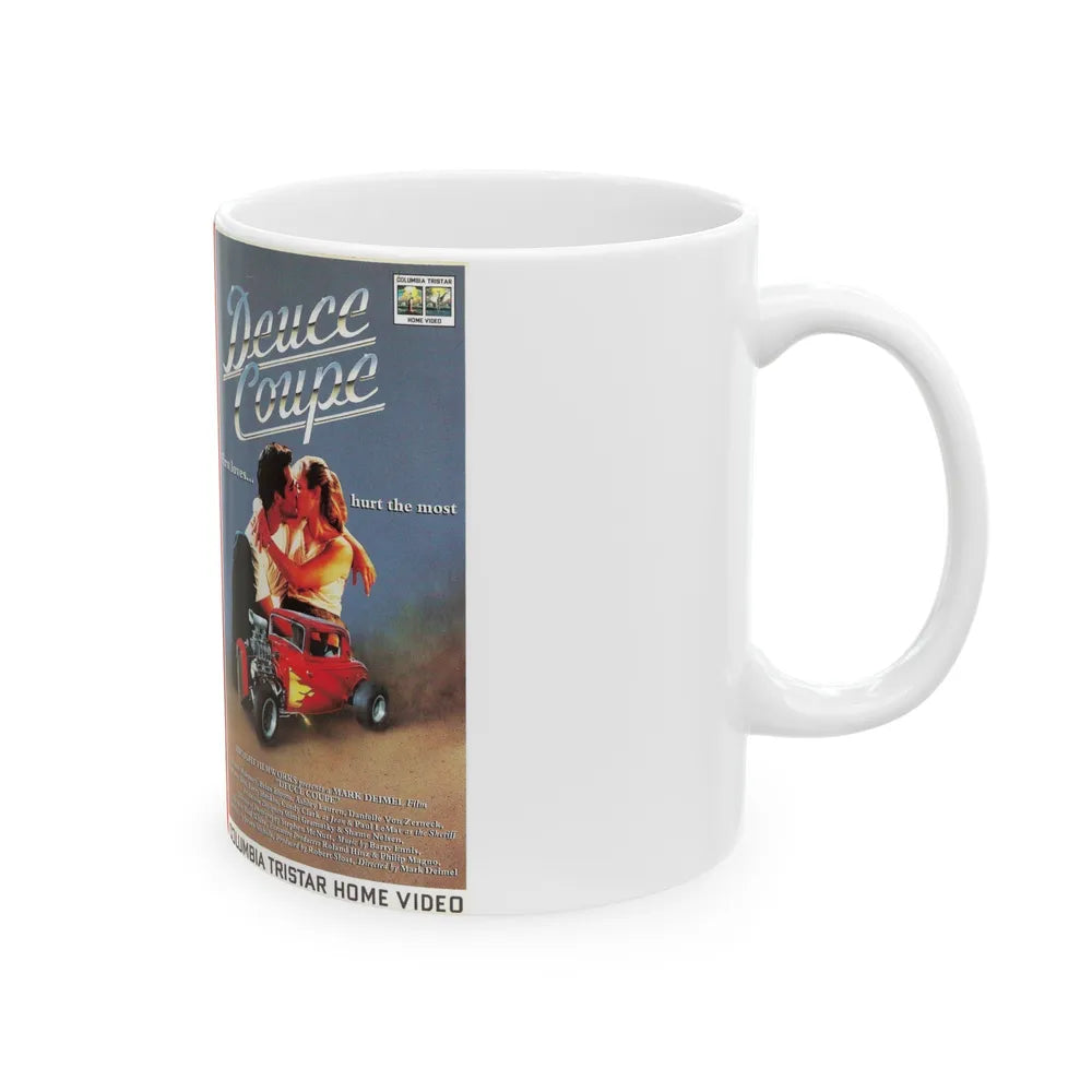 DEUCE COUPE (VHS COVER) - White Coffee Mug-Go Mug Yourself