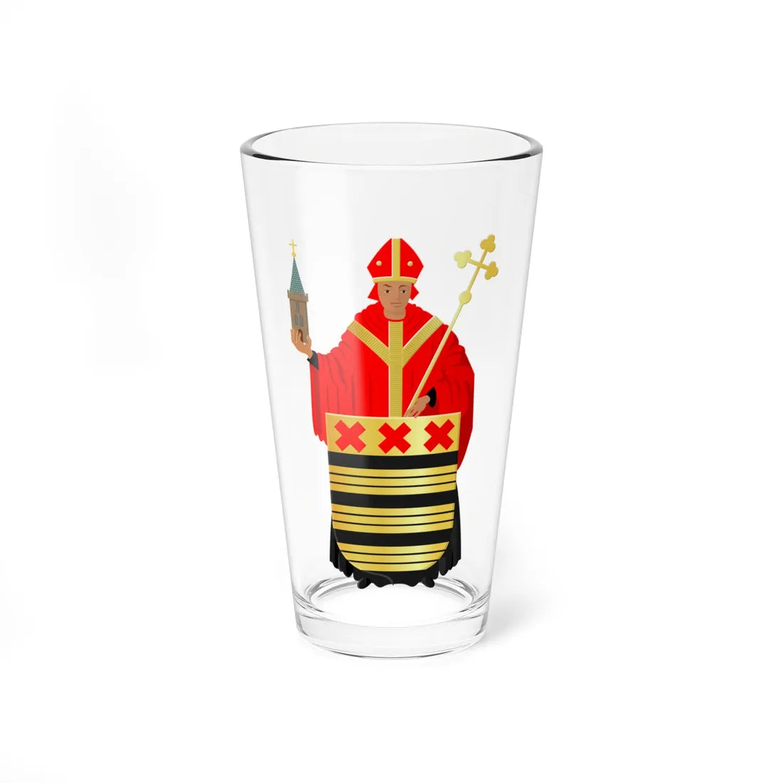 Deurne wapen (Netherlands) (Coat of Arms) Pint Glass 16oz 16oz - Go Mug Yourself