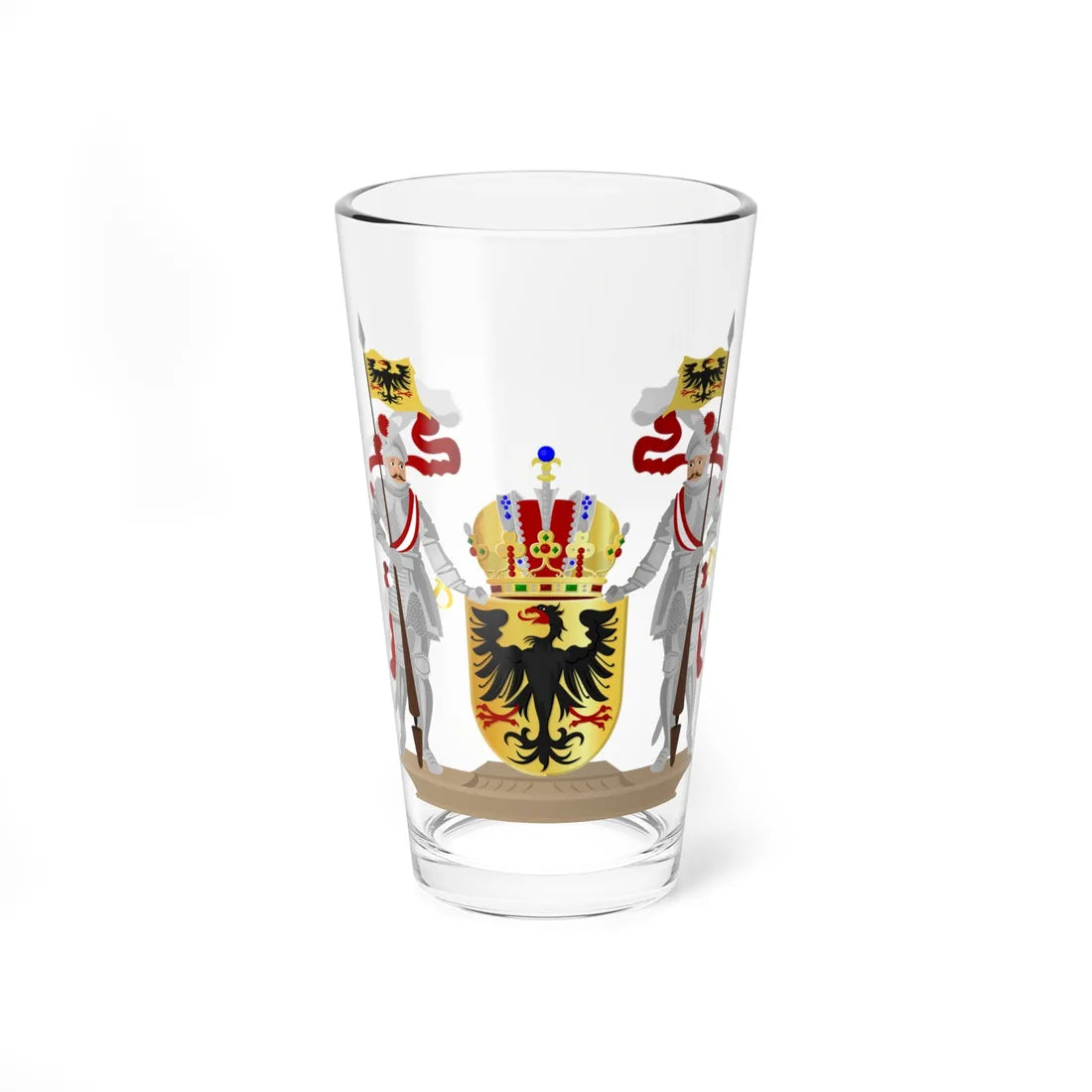 Deventer wapen (Netherlands) (Coat of Arms) Pint Glass 16oz 16oz - Go Mug Yourself