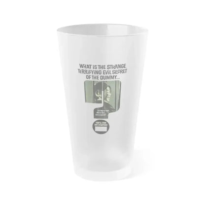 DEVIL DOLL (TEASER) 1964 Movie Poster - Frosted Pint Glass 16oz - Go Mug Yourself
