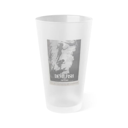 DEVIL FISH (NEVER PRODUCED) 1984 Movie Poster - Frosted Pint Glass 16oz-16oz-Frosted-Go Mug Yourself