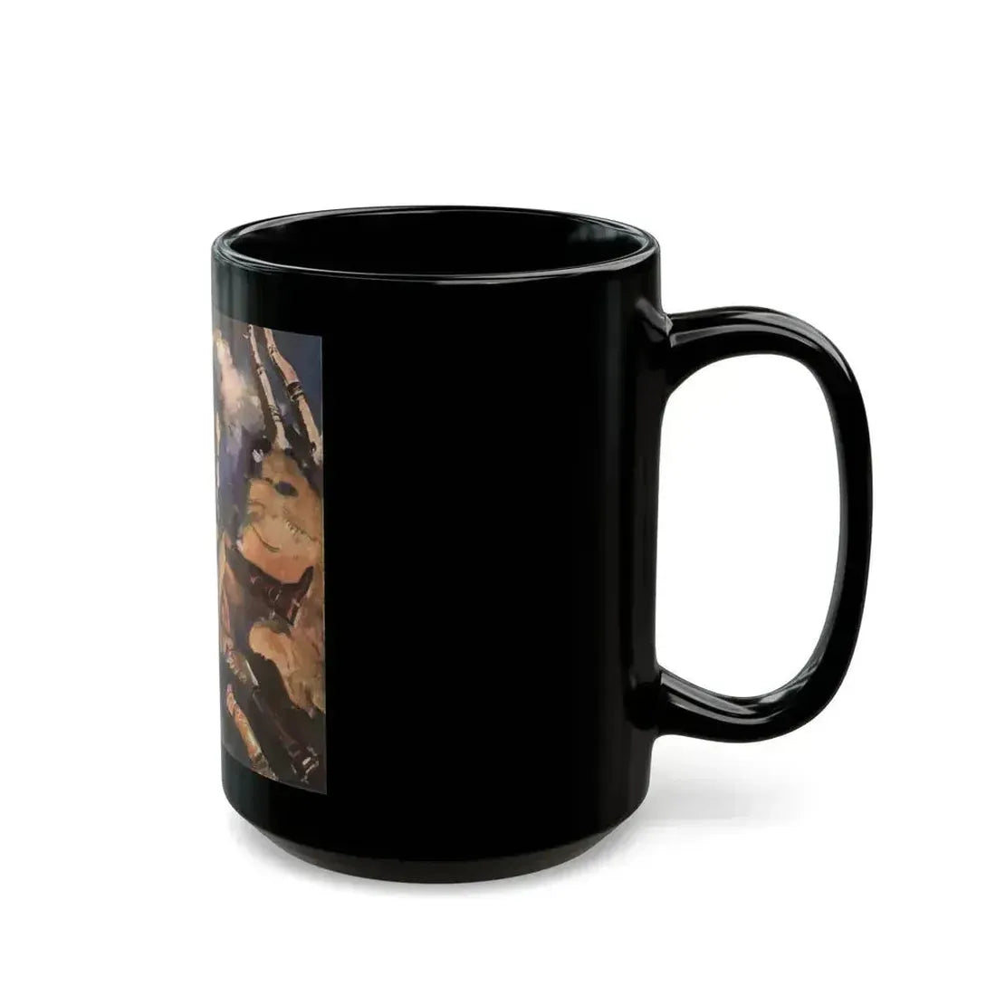 Devil Fly Away (1), The American Magazine, June 1937 - Black Coffee Mug - Go Mug Yourself