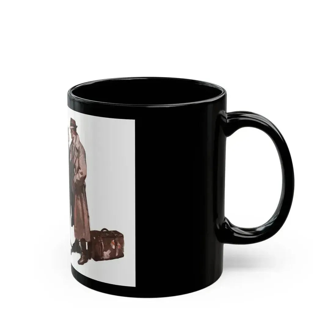 Devil Fly Away (2), The American Magazine, June 1937 - Black Coffee Mug - Go Mug Yourself