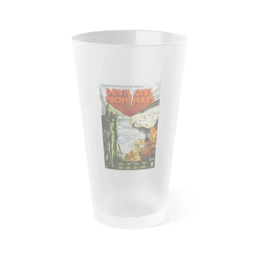 DEVIL GIRL FROM MARS (2) 1954 Movie Poster - Frosted Pint Glass 16oz 16oz Frosted - Go Mug Yourself