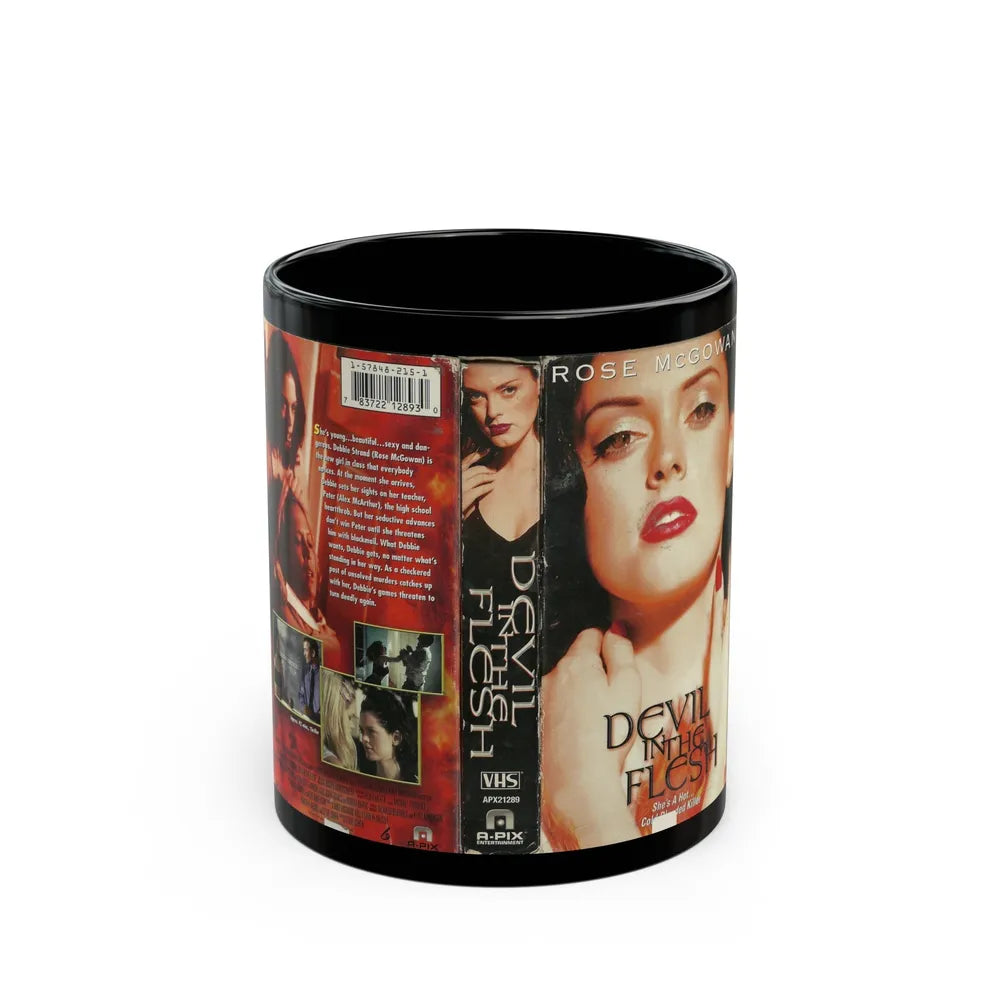 DEVIL IN THE FLESH (VHS COVER) - Black Coffee Mug-11oz-Go Mug Yourself