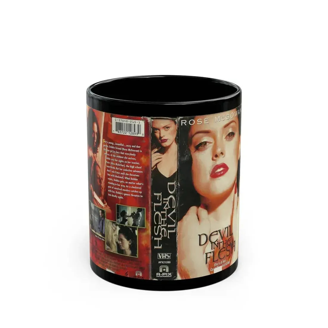 DEVIL IN THE FLESH (VHS COVER) - Black Coffee Mug 11oz - Go Mug Yourself