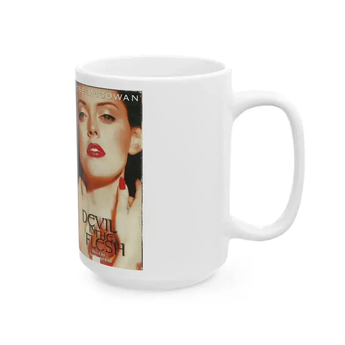DEVIL IN THE FLESH (VHS COVER) - White Coffee Mug - Go Mug Yourself