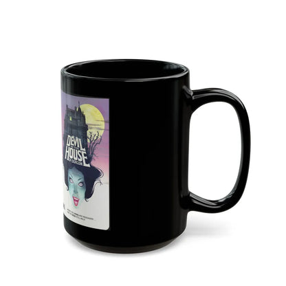 DEVIL IN THE HOUSE OF EXORCISM (VHS COVER) - Black Coffee Mug-Go Mug Yourself