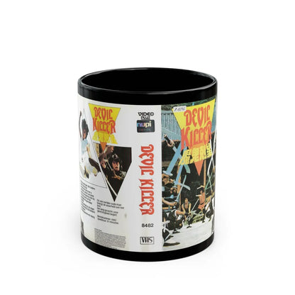 DEVIL KILLER (VHS COVER) - Black Coffee Mug-11oz-Go Mug Yourself