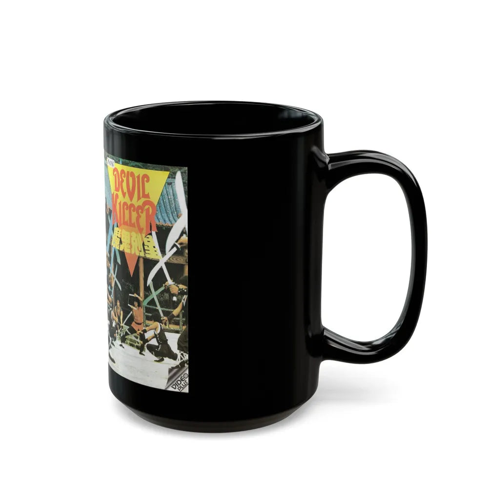 DEVIL KILLER (VHS COVER) - Black Coffee Mug-Go Mug Yourself