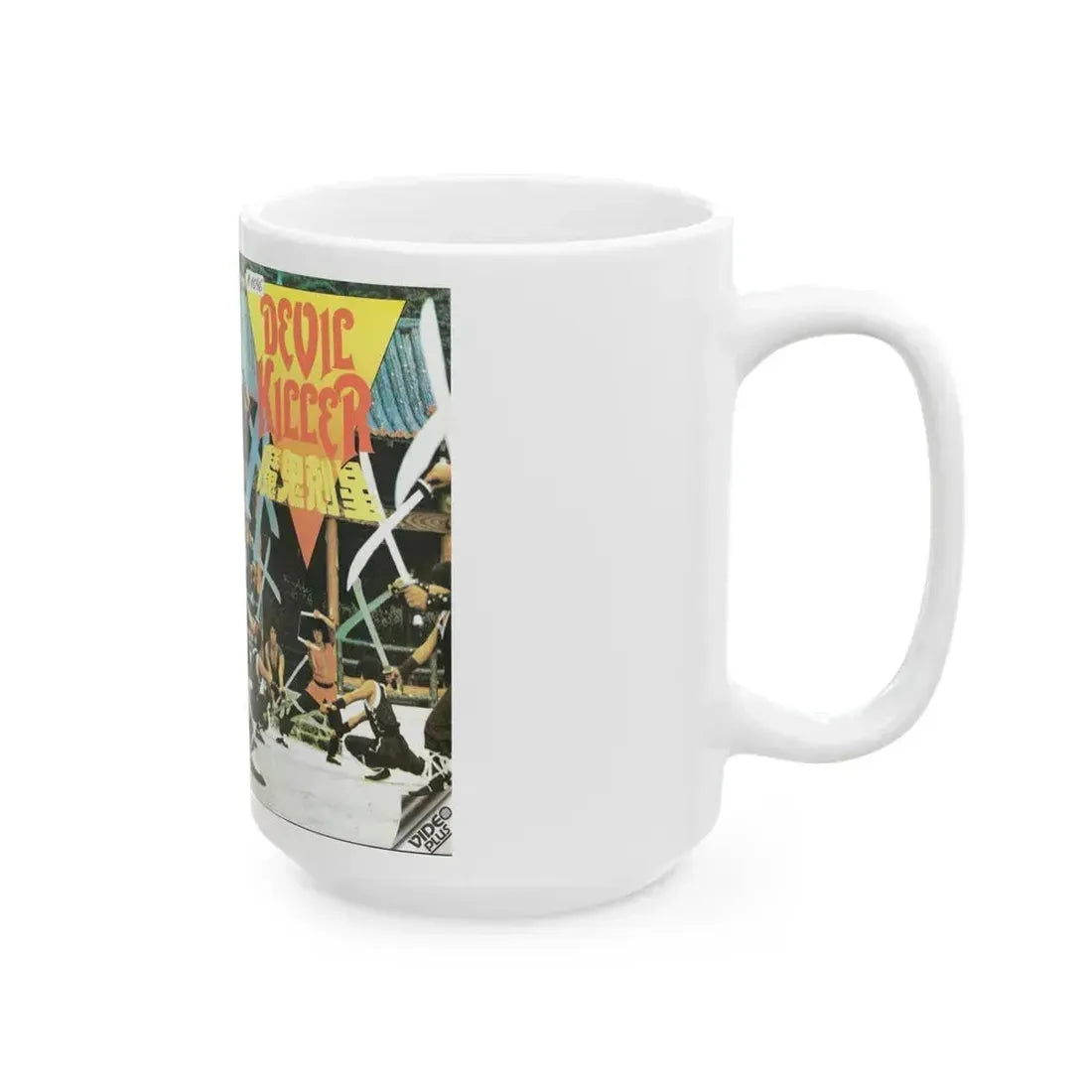 DEVIL KILLER (VHS COVER) - White Coffee Mug - Go Mug Yourself