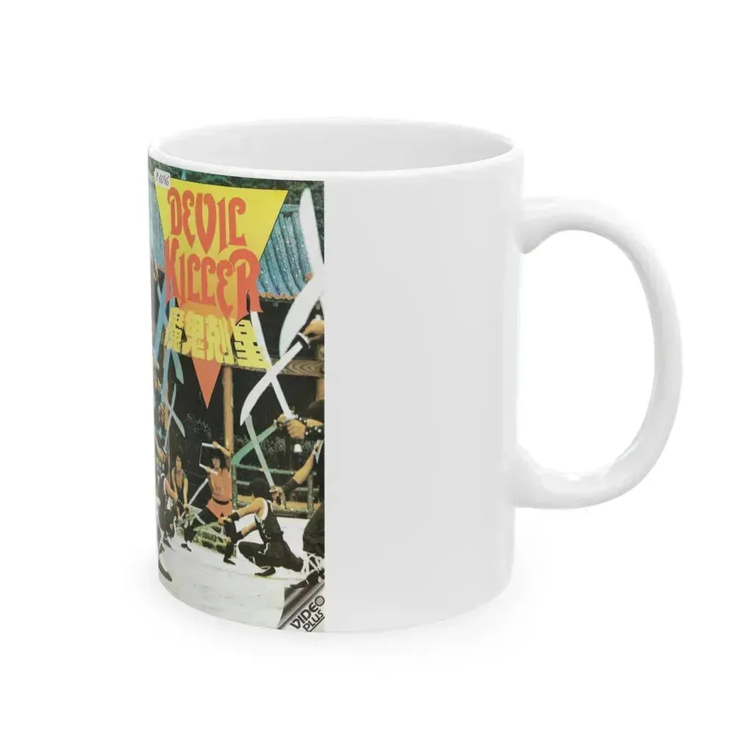 DEVIL KILLER (VHS COVER) - White Coffee Mug - Go Mug Yourself