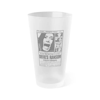 DEVIL'S RANSOM 1971 Movie Poster - Frosted Pint Glass 16oz 16oz Frosted - Go Mug Yourself