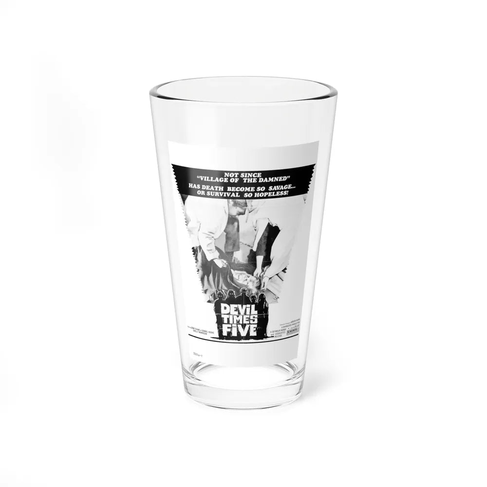 DEVIL TIMES FIVE 1974 Movie Poster - Pint Glass 16oz-16oz-Go Mug Yourself