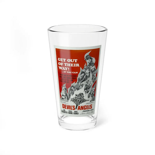 DEVIL'S ANGELS 1967 Movie Poster - Pint Glass 16oz-16oz-Go Mug Yourself