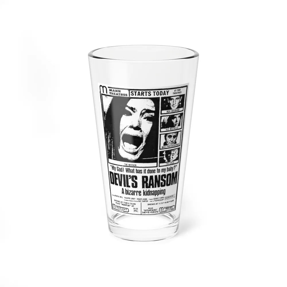 DEVIL'S RANSOM 1971 Movie Poster - Pint Glass 16oz-16oz-Go Mug Yourself