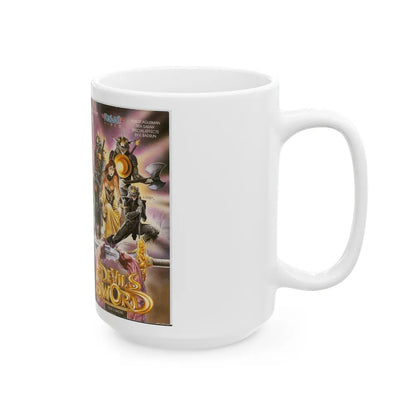 DEVILS SWORD (VHS COVER) - White Coffee Mug-Go Mug Yourself