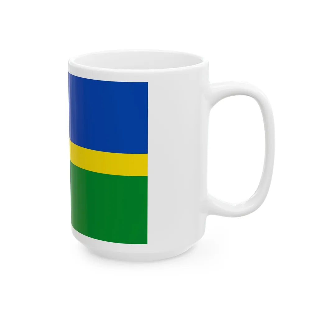 Flag of Flevoland Netherlands - White Coffee Mug-Go Mug Yourself