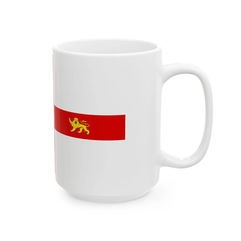 Flag of York UK - White Coffee Mug-Go Mug Yourself