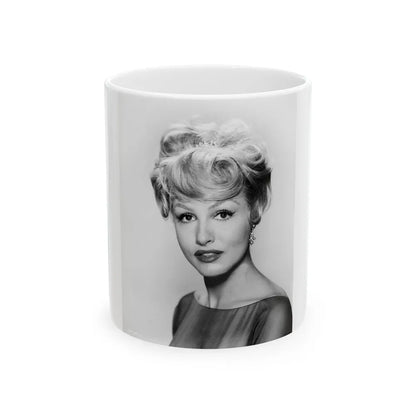 Julie Newmar #434 (Vintage Female Icon) White Coffee Mug-11oz-Go Mug Yourself