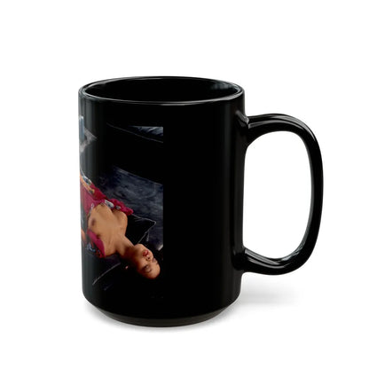 Ola Ray #107 (Vintage Female Icon) Black Coffee Mug-Go Mug Yourself