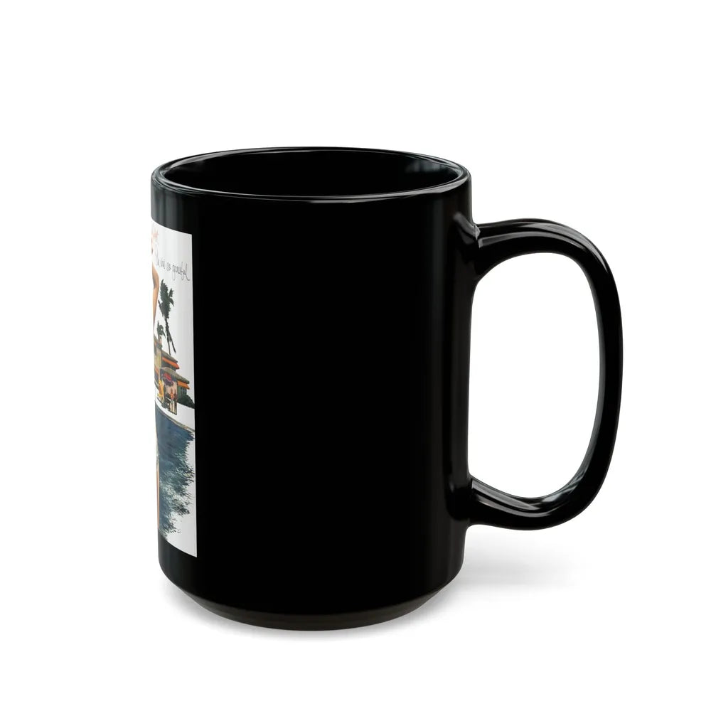 Dr. Romeo & Juliet, Esquire, June 1952 - Black Coffee Mug-Go Mug Yourself