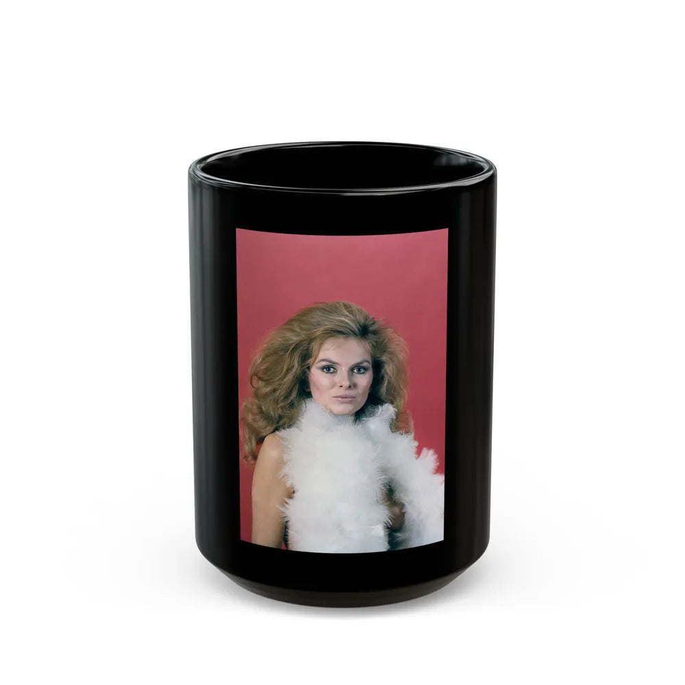 Julie Ege #148 (Vintage Female Icon) Black Coffee Mug-15oz-Go Mug Yourself