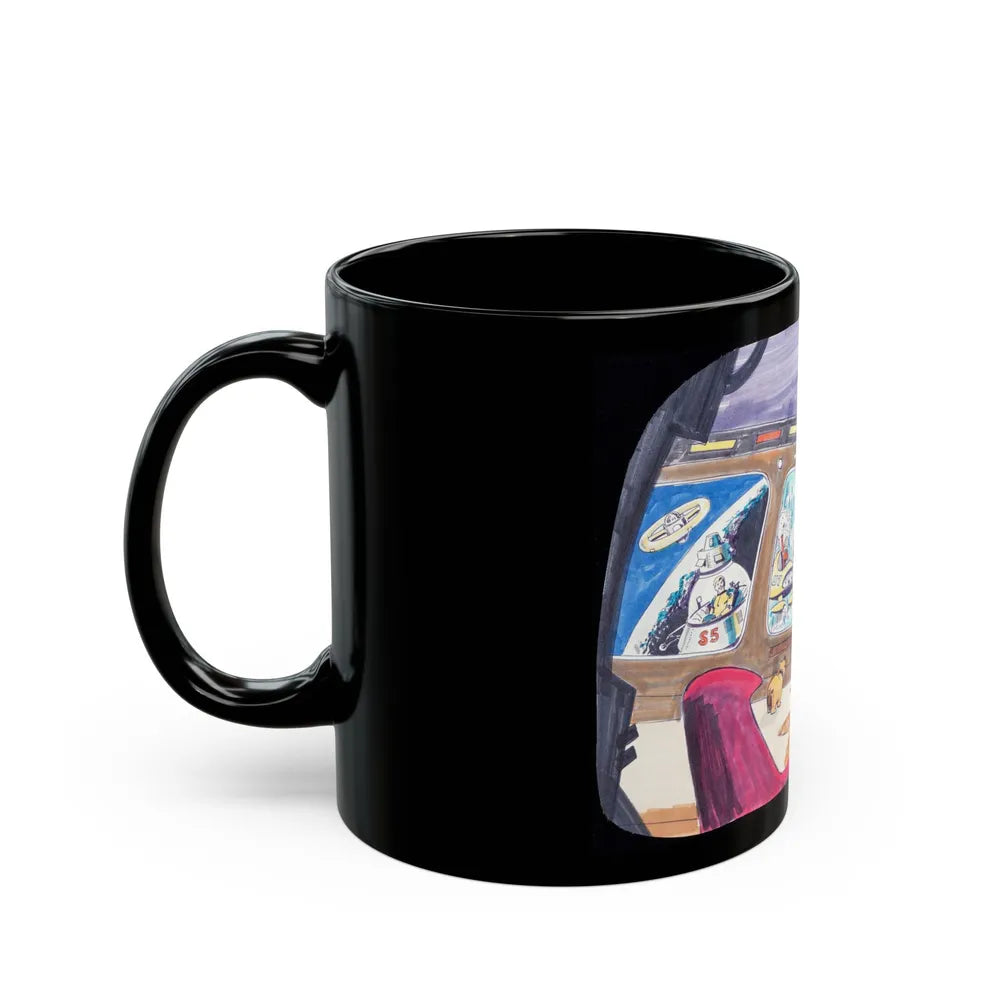 Concept art for the Great Undersea Race (3) - Black Coffee Mug-Go Mug Yourself