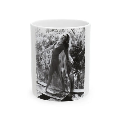 Julie Newmar #329 (Vintage Female Icon) White Coffee Mug-11oz-Go Mug Yourself