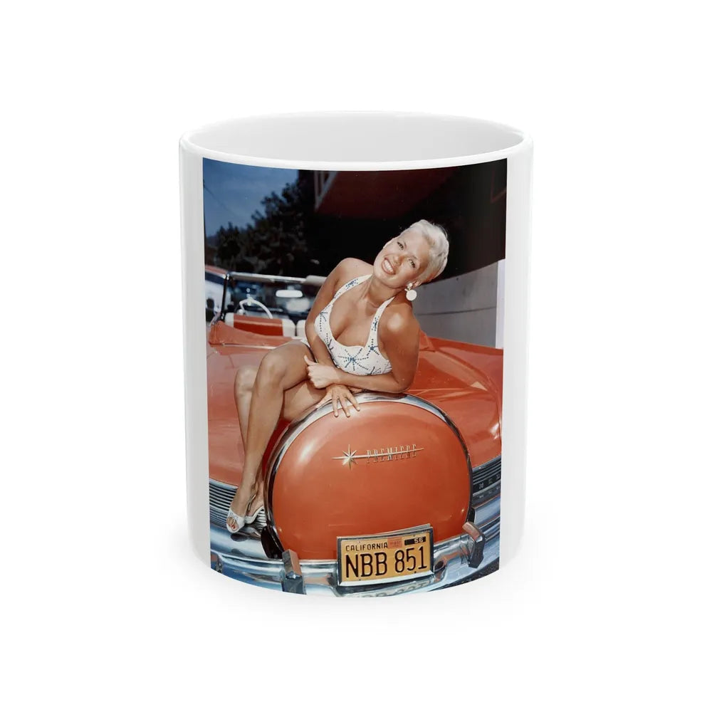 Jayne Mansfield #20 (Vintage Female Icon) White Coffee Mug-11oz-Go Mug Yourself