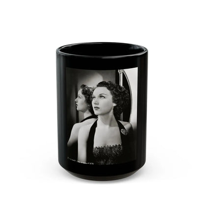 Fay Wray #212 (Vintage Female Icon) Black Coffee Mug-15oz-Go Mug Yourself