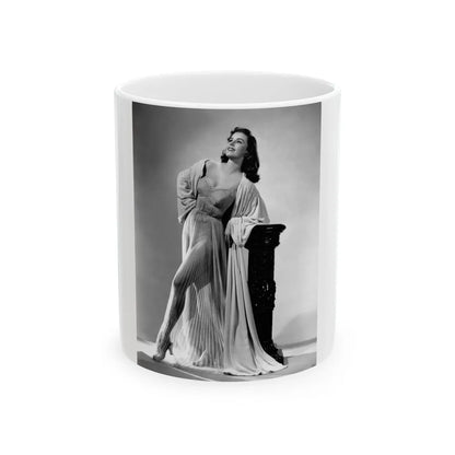 Elaine Stewart #139 (Vintage Female Icon) White Coffee Mug-11oz-Go Mug Yourself