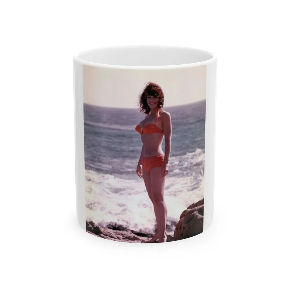 Francine York #48 (Vintage Female Icon) White Coffee Mug-11oz-Go Mug Yourself