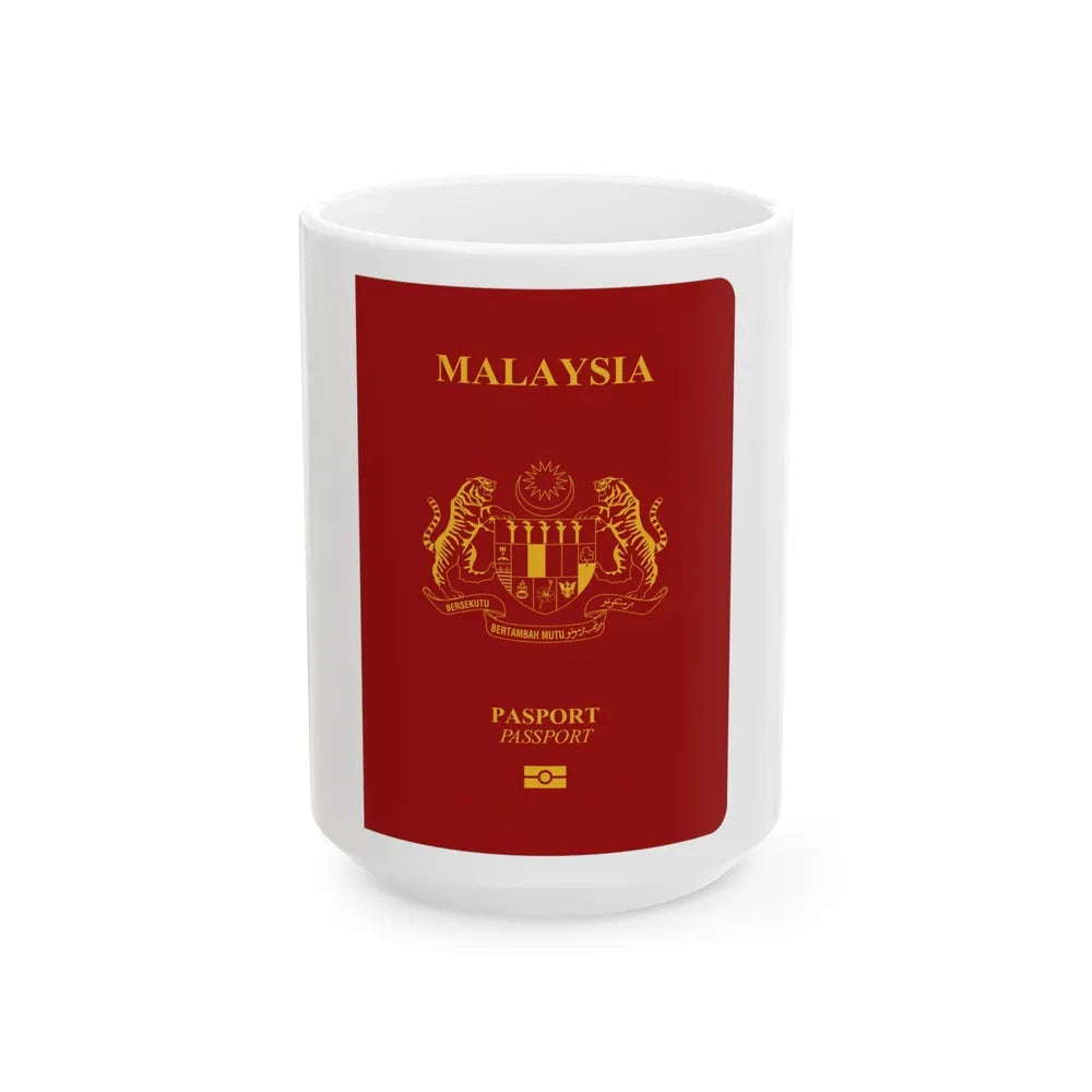 Malaysia Passport - White Coffee Mug-15oz-Go Mug Yourself