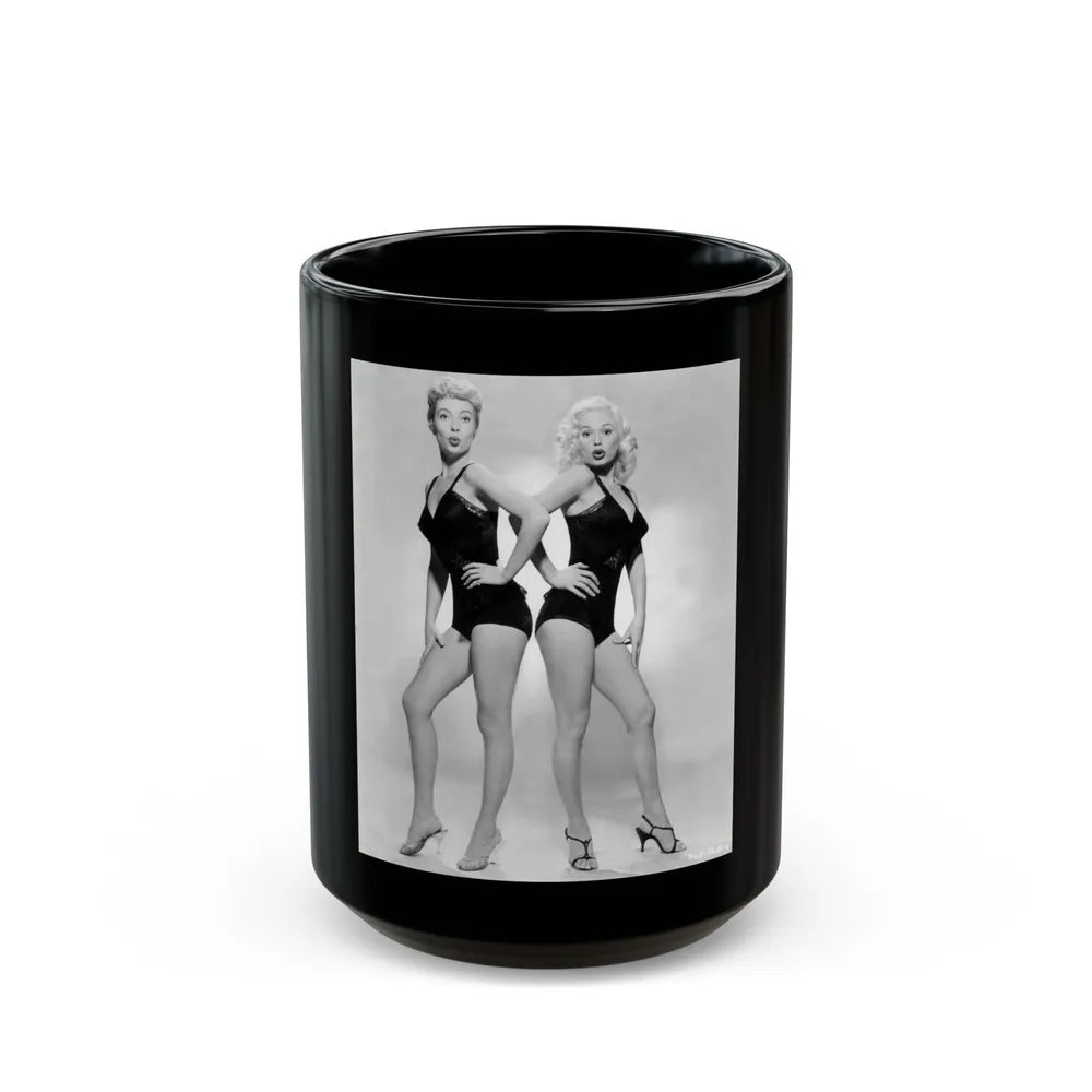 Lori Nelson #80 with, Mamie Van Doren - ''Untamed Youth'' '57 Promop Photo (Vintage Female Icon) Black Coffee Mug-15oz-Go Mug Yourself