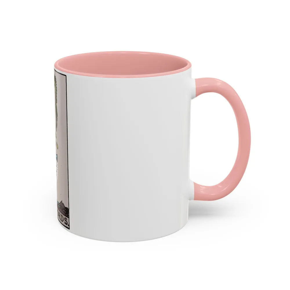 The Ace of Swords (Tarot Card) Accent Coffee Mug-Go Mug Yourself