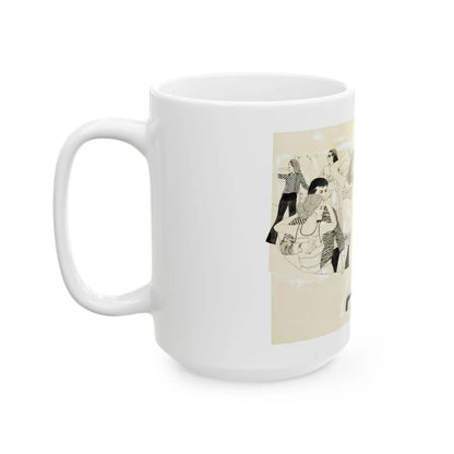 Cosmopolitan Illustration (1) - White Coffee Mug-Go Mug Yourself