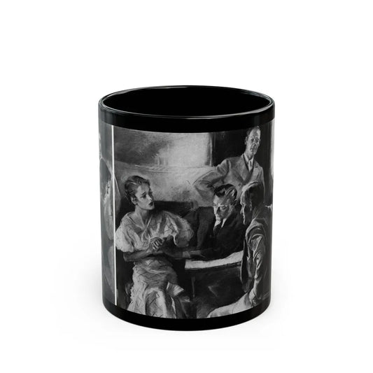 Bridge Widow (2), Ladies' Home Journal, September 1934 - Black Coffee Mug-11oz-Go Mug Yourself