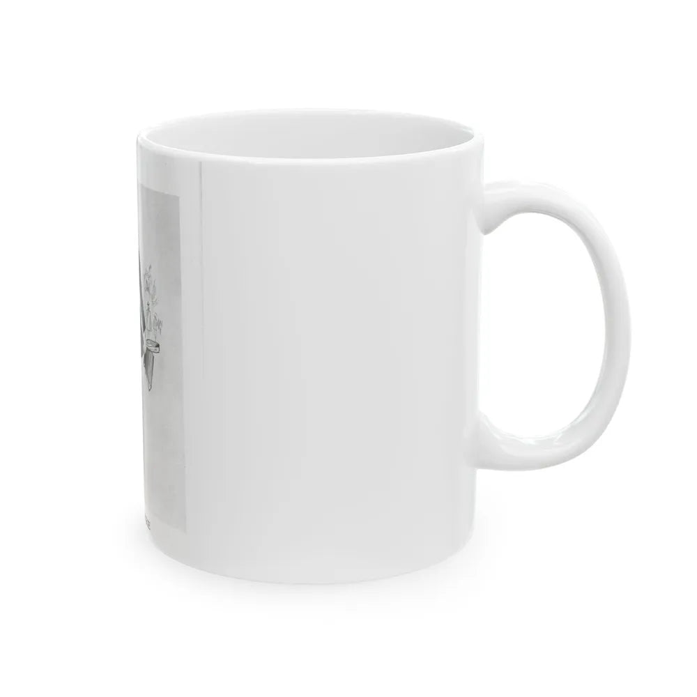 From the Jaye Oliver Archives, Jeanne Lafaurie, 1945 - White Coffee Mug-Go Mug Yourself