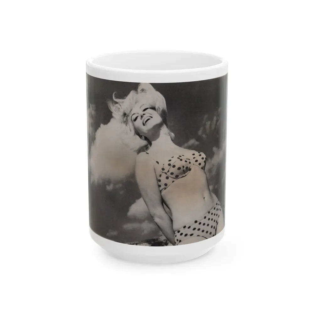 Janette Scott #66 (Vintage Female Icon) White Coffee Mug-15oz-Go Mug Yourself