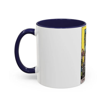 The Chariot (Tarot Card) Accent Coffee Mug-Go Mug Yourself