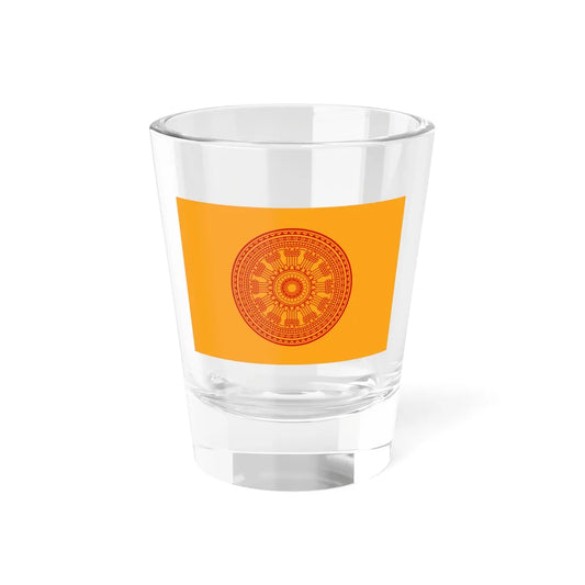 Dharmacakra flag Thailand (Thailand) Shot Glass 1.5oz 1.5oz - Go Mug Yourself