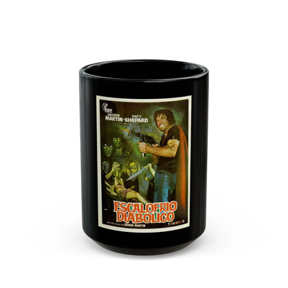 DIABOLICAL SHUDDER 1972 Movie Poster - Black Coffee Mug-15oz-Go Mug Yourself