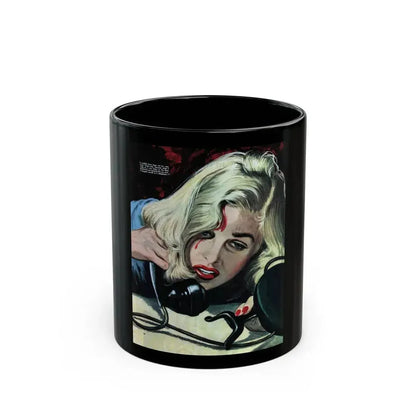 Diagnosis Deferred, Collier's, December 24, 1949 - Black Coffee Mug 11oz - Go Mug Yourself