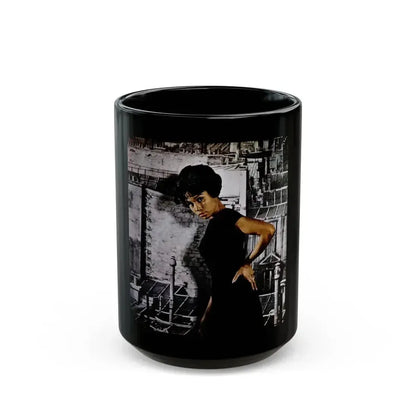 Diahann Carroll #02 (Vintage Female Icon) Black Coffee Mug 15oz - Go Mug Yourself