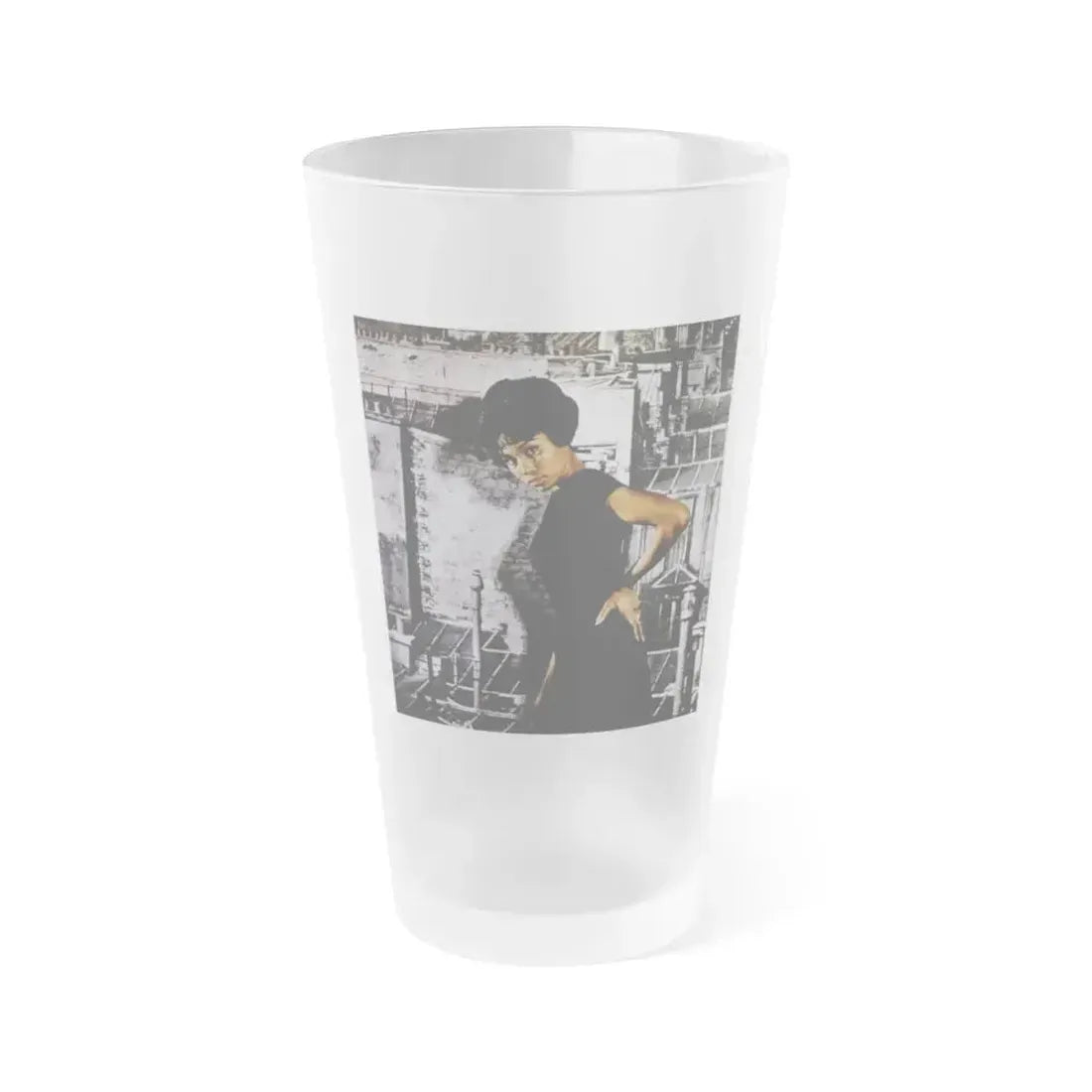 Diahann Carroll #02 (Vintage Female Icon) Frosted Pint Glass 16oz 16oz Frosted - Go Mug Yourself