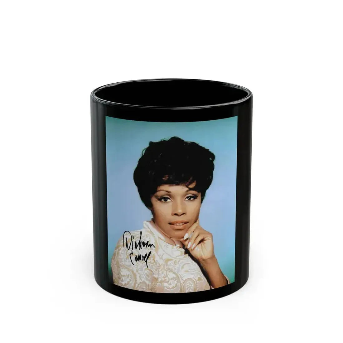 Diahann Carroll #03 (Vintage Female Icon) Black Coffee Mug 11oz - Go Mug Yourself