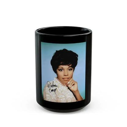 Diahann Carroll #03 (Vintage Female Icon) Black Coffee Mug 15oz - Go Mug Yourself
