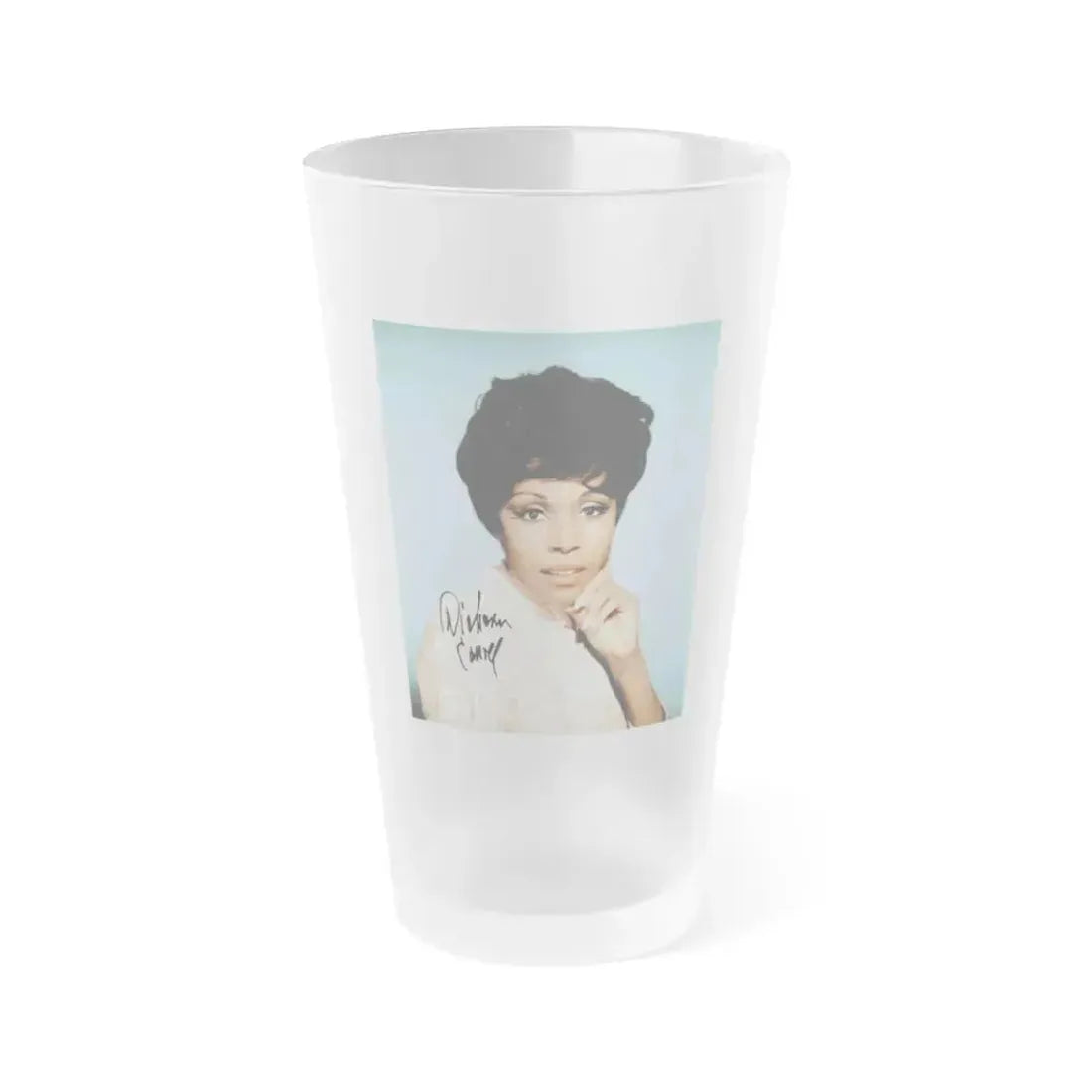 Diahann Carroll #03 (Vintage Female Icon) Frosted Pint Glass 16oz 16oz Frosted - Go Mug Yourself